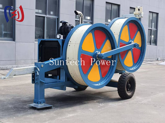 60KN Hydraulic Traction Equipment and 50KN Hydraulic Puller with 5 km/h Max Pulling Speed for Overhead Line Stringing