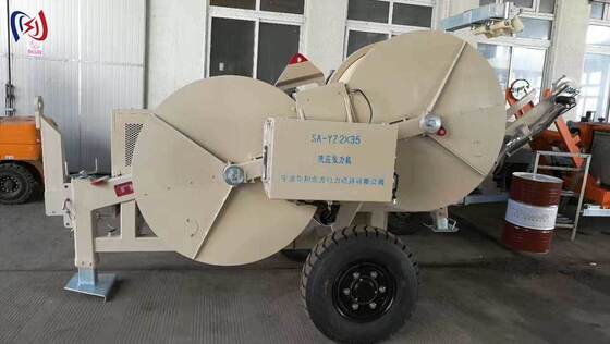 Hydraulic Tension Equipment SA-YZ2x40B 80KN Two-Conductor Hydraulic Tensioner for Overhead Line Stringing Equipment