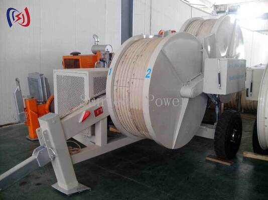 Hydraulic Tension Equipment SA-YZ2x40B 80KN Two-Conductor Hydraulic Tensioner for Overhead Line Stringing Equipment