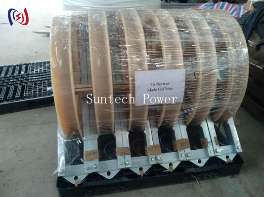 916mm Sheave Conductor Stringing Block with 125mm Wide Groove and 50KN Rated Load for Large Diameter Conductors
