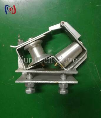 5KN Load Sky Corner Stringing Block for 90 Degree Angle Pole Pulls with 100mm-280mm Roller Diameter