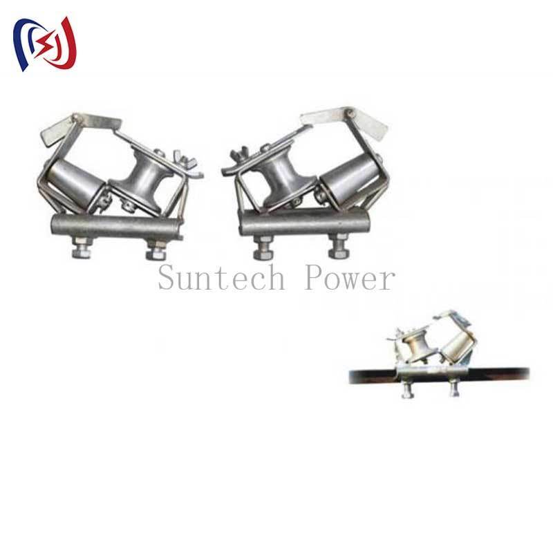 5KN Load Sky Corner Stringing Block for 90 Degree Angle Pole Pulls with 100mm-280mm Roller Diameter