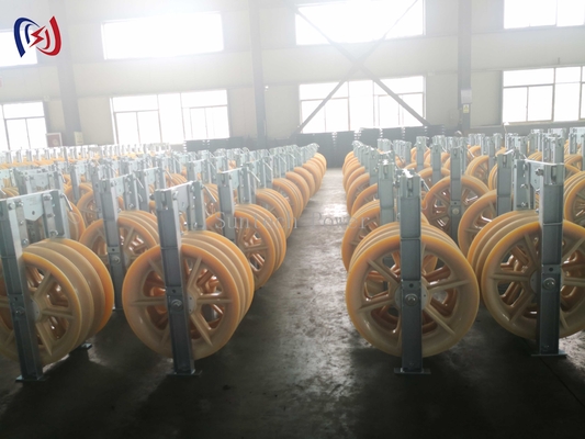 30 - 150KG Large Diameter Rope Pulley Conductor ACSR500 Heavy Duty Wire Rope Pulley