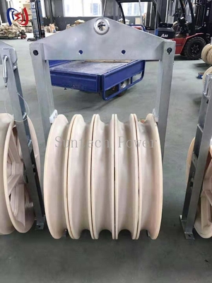 822 Series Large Diameter Rope Pulley Stringing Cable Blocks Customized Dimension High Load Capacity