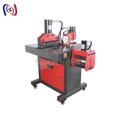 Professional Hydraulic Bus-bar Machine 0-12mm Thickness Capacity With ±0.1mm Precision​