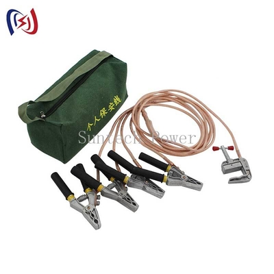 Portable Safety Grounding Wire 16-25mm2 Three-phase 4+1 Clip