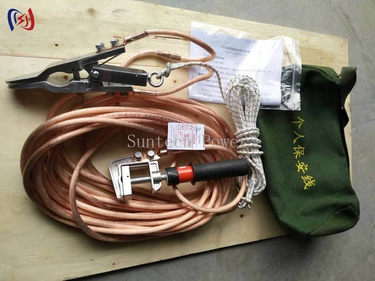 Portable Safety Grounding Wire 16-25mm2 Three-phase 4+1 Clip