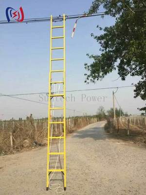 Industrial Grade Insulated Ladder with 2-8M Model Range 30% Lighter and 40% Better Insulation for Electrical Safety