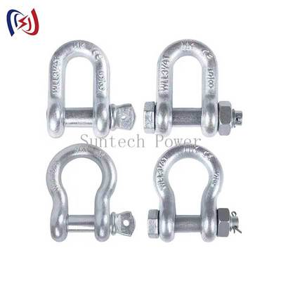 Forged High Strength Shackle with 300KN Maximum Pulling Force for 10KV-500KV Power Grid Construction