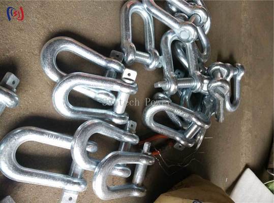 Durable High Strength Shackle for Transmission Lines with Max Conductor Dia 60mm and Rated Load 10-300KN