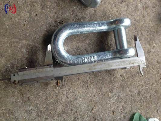 Certified High Strength Shackle for Heavy Lifting with 300KN Rated Load and Compact <750mm Design for 10KV-500KV Transmission Lines