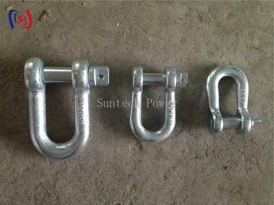 High Strength Shackle with 300KN Maximum Pulling Force 10KV-500KV Rated Voltage and 60-160 Hook Slot Length for Transmission Lines