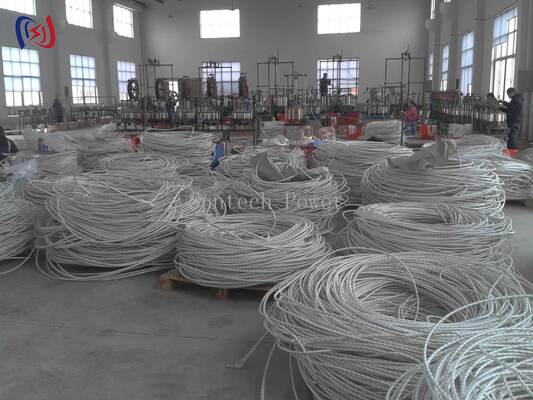 Non Conductive Dynema Rope with Exceptional Strength to Weight Ratio and Superior Abrasion Resistance for Electrical Maintenance