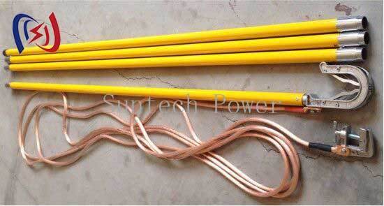 Bare Copper Grounding Lead for Low Resistance Permanent Grounding Connections in Power Installations