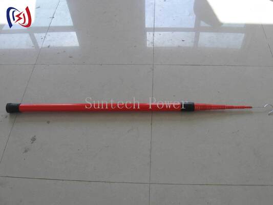 Lightweight Non Conductive Height Measuring Telescopic Rod with 5-20M Extension Length for Field Surveys