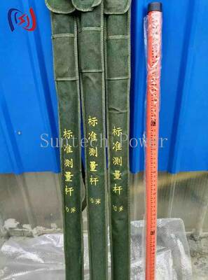 Lightweight Non Conductive Height Measuring Telescopic Rod with 5-20M Extension Length for Field Surveys
