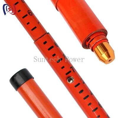 Lightweight Non Conductive Height Measuring Telescopic Rod with 5-20M Extension Length for Field Surveys