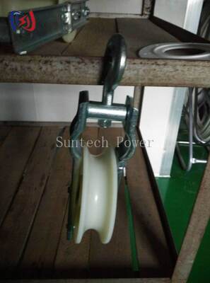 Lightweight Single Sheave Stringing Block with 5-20KN Rated Load for Easy Handling by Utility Crews