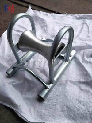 Heavy Duty 5KN Rated Load Cable Ground Roller for Smooth Cable Pulling in Electrical Conduit Installations