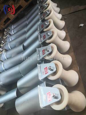 D Series Cable Entrance Protection Roller with 80-200mm Tube Diameter Prevents Cable Jacket Damage and Reduces Pulling Force