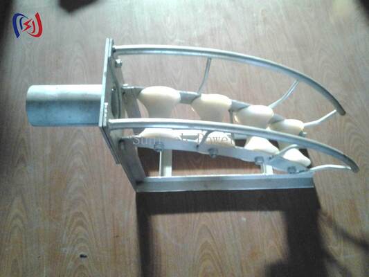 Heavy Duty C Series Cable Entrance Protection Roller with 80-200mm Tube Diameter to Prevent Cable Jacket Damage and Reduce Pulling Tension