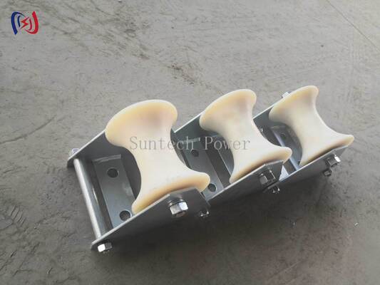 10KN Rated Load Corrosion Resistant Cable Pithead Roller for Fiber Optic Cable Protection