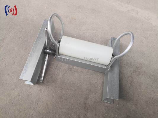 Heavy Duty SHS Opening Protection Cable Roller Pulley with 300-400mm Adjustable Range for Preventing Cable Damage