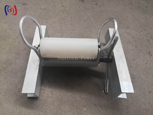 Heavy Duty SHS Opening Protection Cable Roller Pulley with 300-400mm Adjustable Range for Preventing Cable Damage