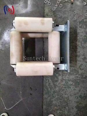 Heavy Duty Framed Cable Roller with 20KN Rated Load and 180mm Max Diameter for Low Friction Cable Pulling