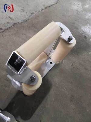 Heavy Duty Framed Cable Roller with 20KN Rated Load and 180mm Max Diameter for Low Friction Cable Pulling