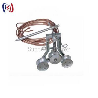 Copper Grounding Block for Low Resistance with 100A Max Current and 50mm Bottom Diameter in Power Systems