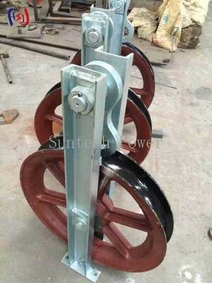 Durable High Speed Turning Block Reduces Friction and Prevents Cable Damage at Sharp Bends