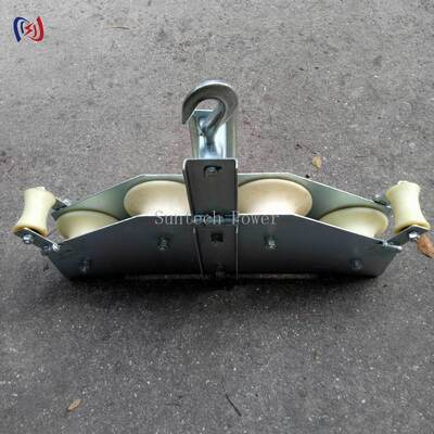 Professional Four Sheave Combined Block with 10KN Rated Load and R570 Bend Radius for Heavy Equipment Rigging