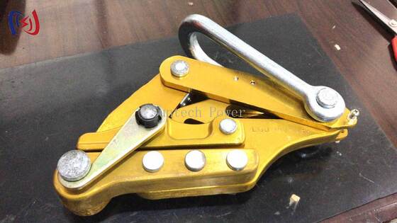 Heavy Duty Aluminum Alloy Conductor Gripper with 7-80KN Rated Load for Non-Damaging Grip on Overhead Power Lines