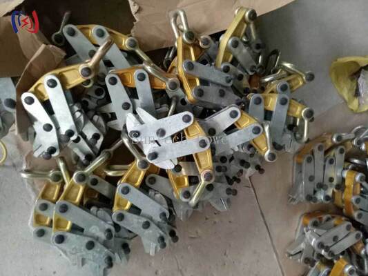 Anti Twist Steel Rope Gripper with 50-200KN Rated Load for Safe Rigging on Power Line Projects