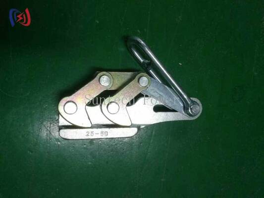 Durable Dual Cam Earth Wire Gripper with 10-30KN Rated Load for 11-15mm Wires and Corrosion Resistance