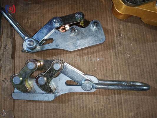 Durable Dual Cam Earth Wire Gripper with 10-30KN Rated Load for 11-15mm Wires and Corrosion Resistance