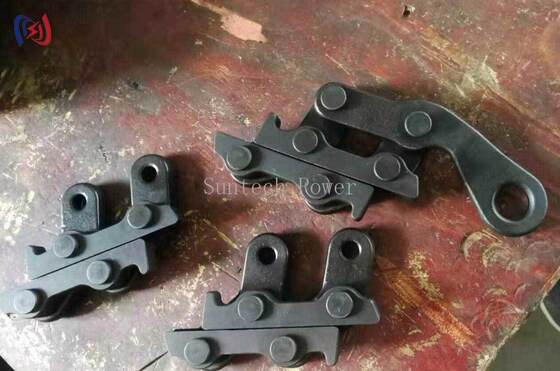 Vibration Resistant Parallel Earth Wire Gripper with 10-30KN Rated Load and 13-26mm Max Open for Dual Earth Wires