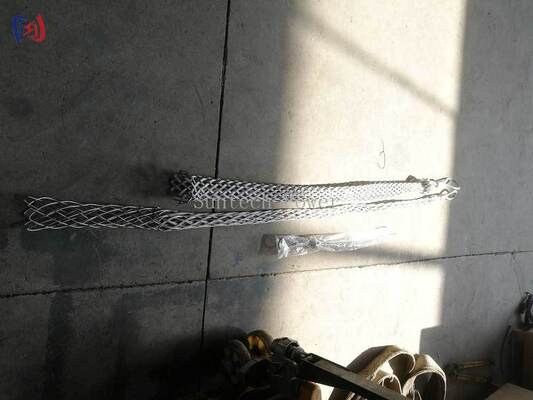 High-Strength Cable Mesh Sock Joint with Non-Damaging Grip for Versatile Cable Sizes