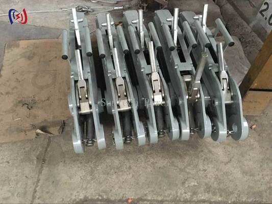 8-54KN Rated Lifting Galvanized Steel Rope Handle Hoist - Portable and Robust Manual Chain Hoist for Utility Maintenance