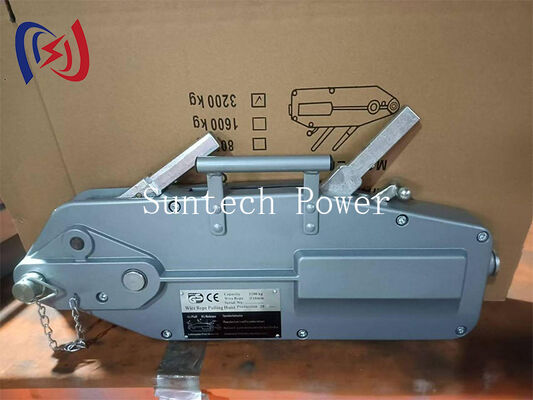 8-54KN Rated Lifting Galvanized Steel Rope Handle Hoist - Portable and Robust Manual Chain Hoist for Utility Maintenance