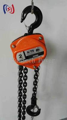 Alloy Steel Manual Chain Hoist with 5-200KN Rated Load for Transmission Line Construction Projects
