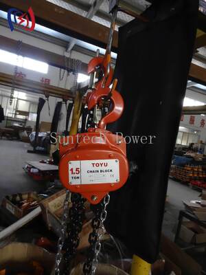 Alloy Steel Manual Chain Hoist with 5-200KN Rated Load for Transmission Line Construction Projects