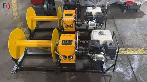 Electric Cable Pulling Winch with 3-5T Tractive Force and 16m/min Speed for Industrial Projects