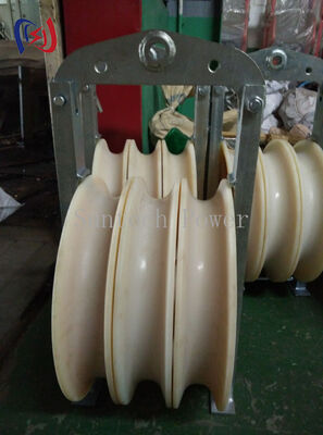 Aluminum Alloy 508 Series Lightweight Corrosion Resistant Stringing Block for Cable Pulling