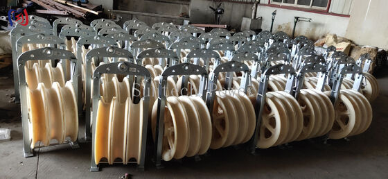 Aluminum Alloy 508 Series Lightweight Corrosion Resistant Stringing Block for Cable Pulling