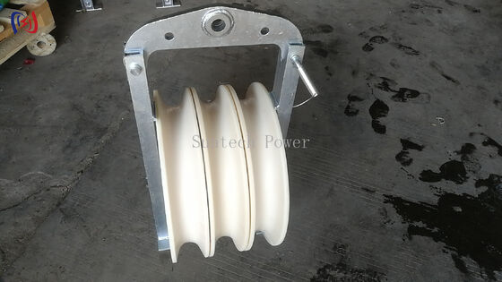 Aluminum Alloy 508 Series Lightweight Corrosion Resistant Stringing Block for Cable Pulling