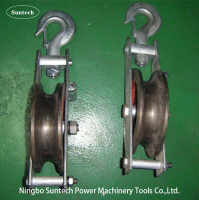 Aluminum Alloy Corrosion Resistant Grounding Wire Stringing Block with 5-20KN Rated Load for Outdoor Power Projects