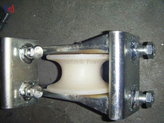 Durable 5-20KN Rated Load Stringing Block with Large Diameter Sheave for Corrosion Resistant Aluminum Alloy Power Cable Installation