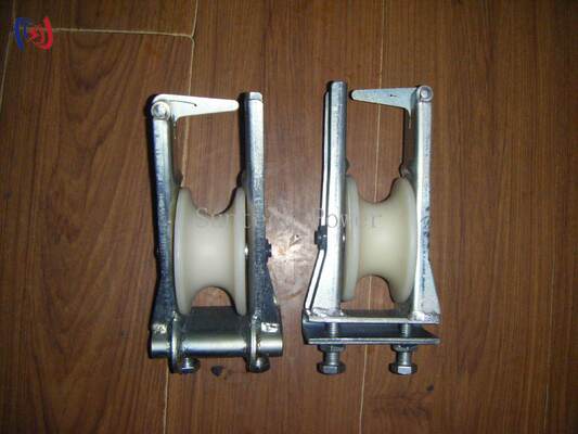 Durable 5-20KN Rated Load Stringing Block with Large Diameter Sheave for Corrosion Resistant Aluminum Alloy Power Cable Installation